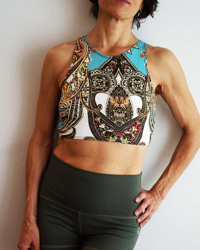 Baroque High Neck Bralette