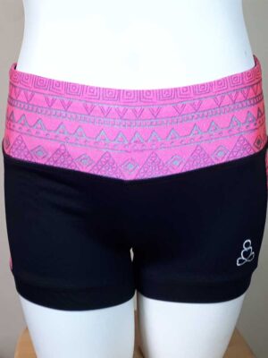 pink-womens-yoga-shorts