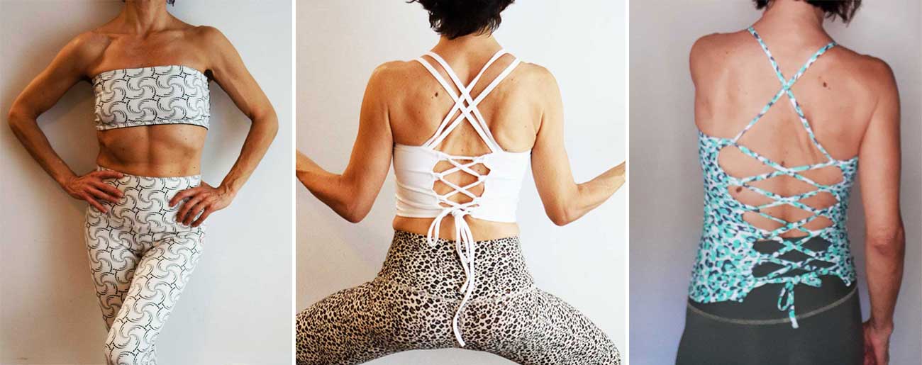 Tie-back tank top - by Sweat-n-Stretch - Hot yoga wear