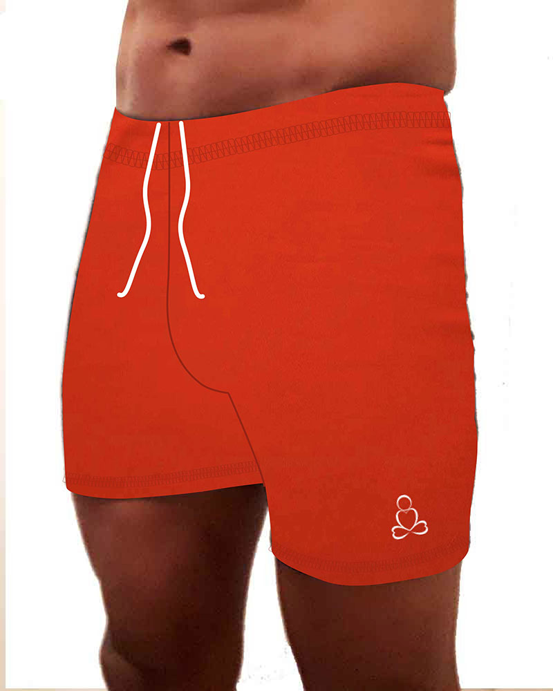 Tadasana-hot-yoga-shorts-men-Burnt-Orange