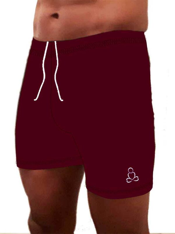Tadasana-hot-yoga-shorts-men-Wine