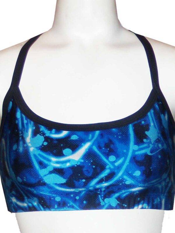 Blue-galaxy-sports-bra-top