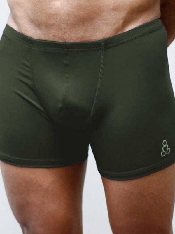 mens-hot-yoga-shorts-army-green