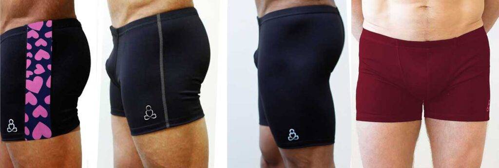 Bikram yoga shorts mens  Yoga shorts by Sweat-n-Stretch