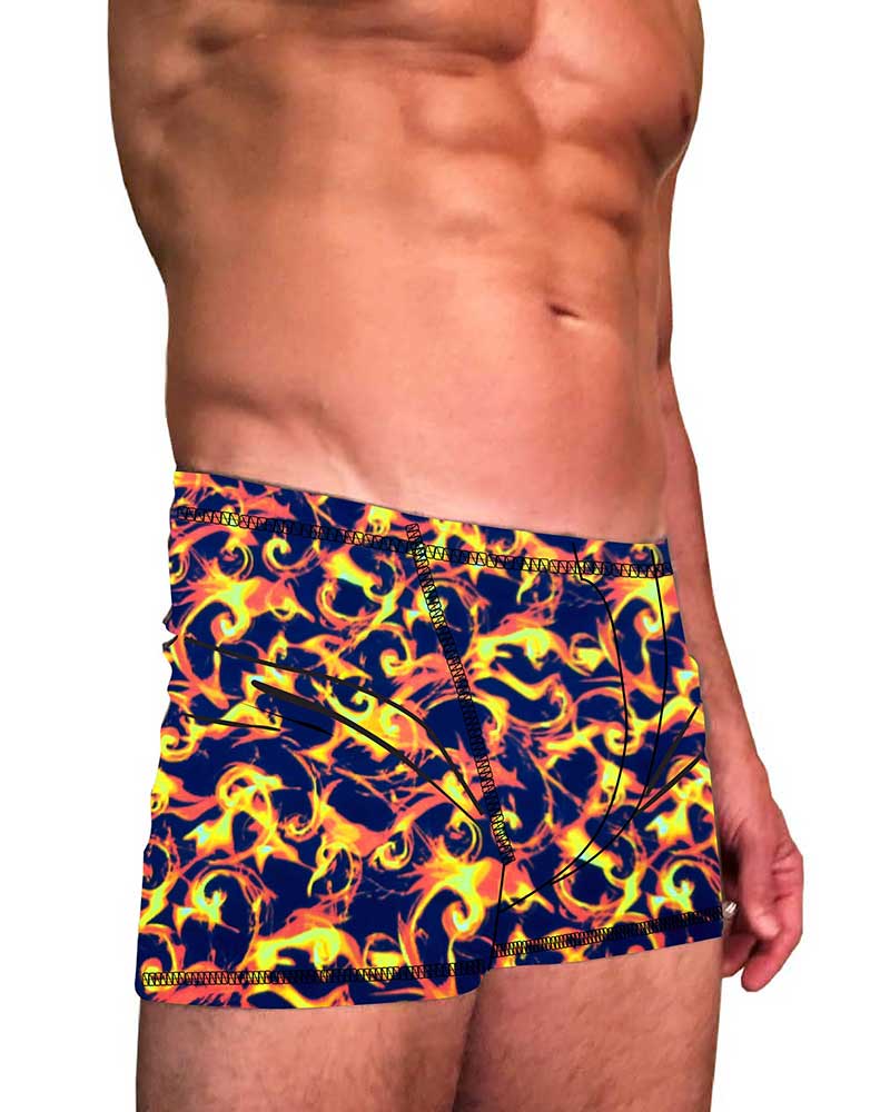 Yoga Shorts Men High Quality Mens Hot Bikram Yoga Shorts Swimwear