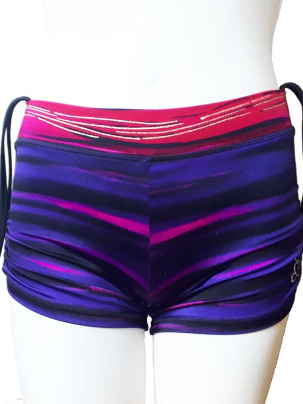 leyla-purple-pink-tie-dye-side-strings-shorts