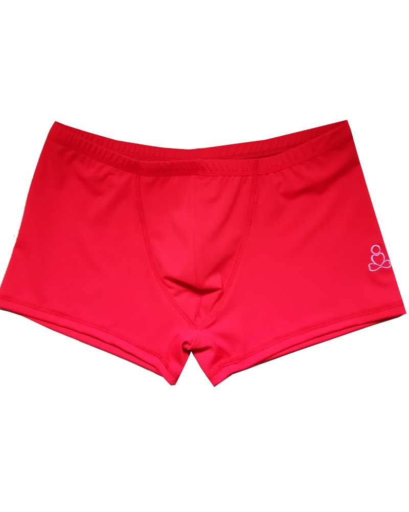 Red-mens-hot-yoga-shorts-by-sweat-n-stretch