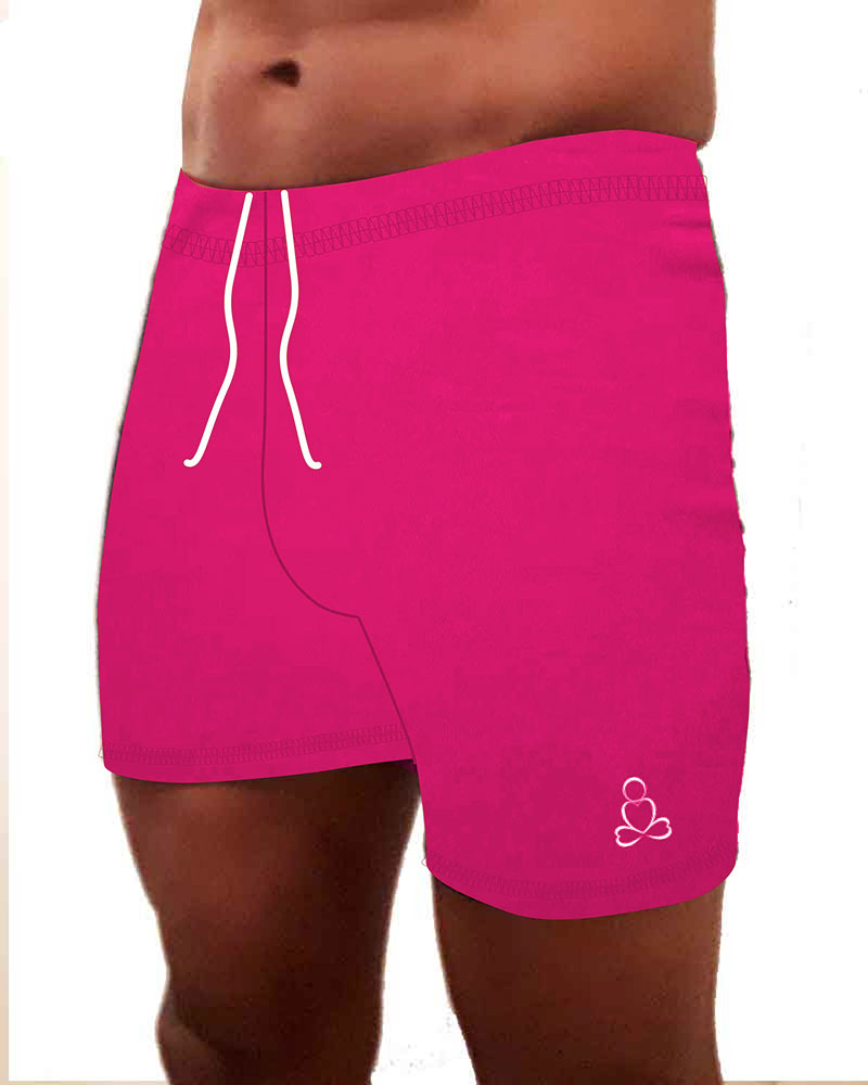 Tadasana-hot-yoga-shorts-men-Hot-Pink