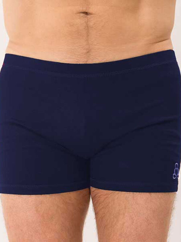 Mens-yoga-shorts-Navy-Blue-Bakasana