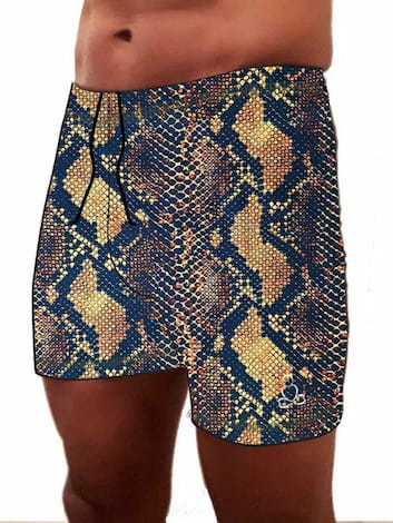 Mens-Tadasana-yoga-shorts-Snakeskin