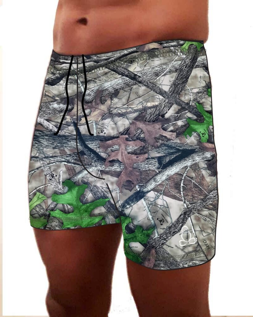 Mens-Tadasana-yoga-shorts-camouflage-green