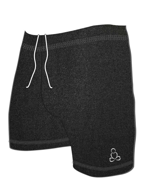 Tadasana-Mens-yoga-shorts-Black-Denim