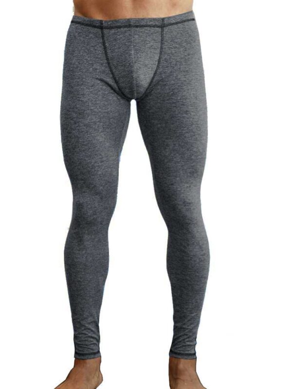 Mens-leggings-grey-Heather-blk-stitch-Sweat-n-Stretch