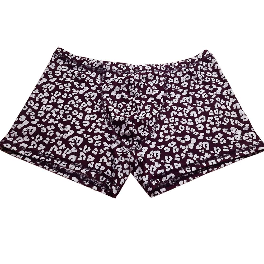 Mens-Padmasana-yoga-shorts-Maroon-floral