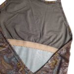 Hazy paisley halter top for women Inside vierw