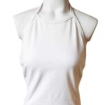 White Halter top for women